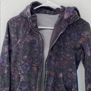 Floral Lululemon Zip Up Jacket